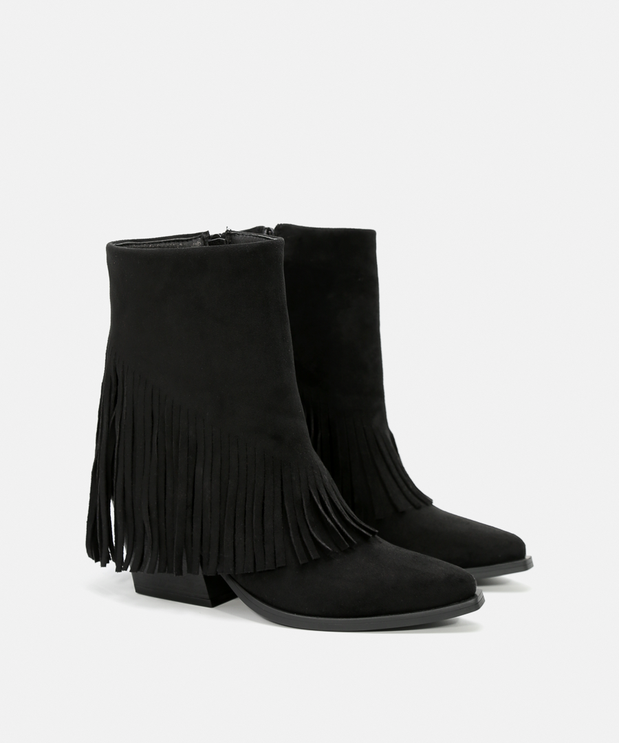 Botins cowboy franjas image number null